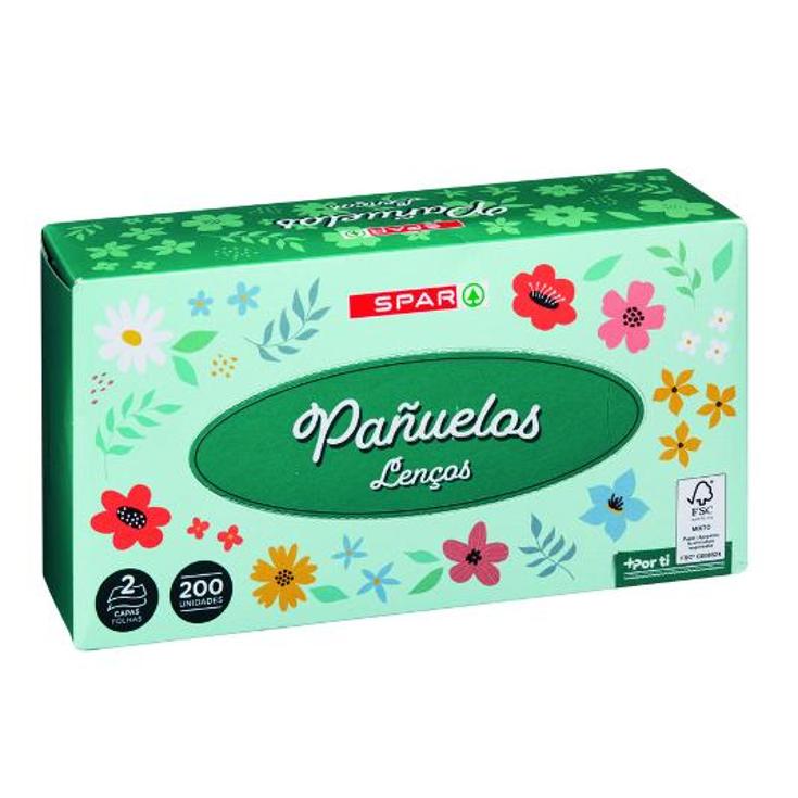 PAÑUELO FACIAL SPAR CAJA 200 UD