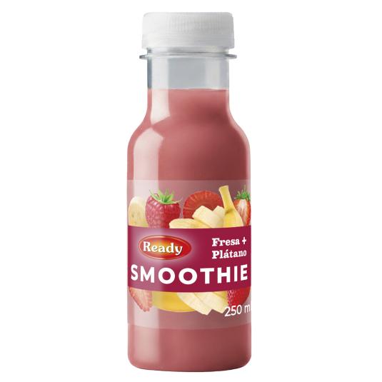 SMOOTHIE FRESA PLATANO READY BTLLA 250 ML