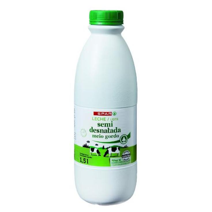 LECHE SEMIDESNATADA SPAR BOTLLA 1500 ML