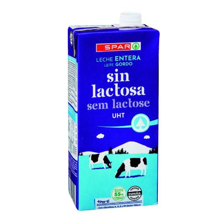 LECHE ENTERA SIN LACTOSA SPAR BRIK 1 LT