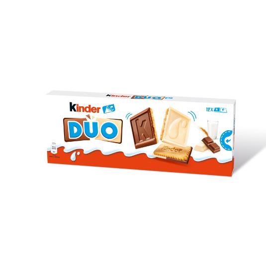 GALLETA CHOC.DUO MILK/WHITE KINDER PQTE 150 GR