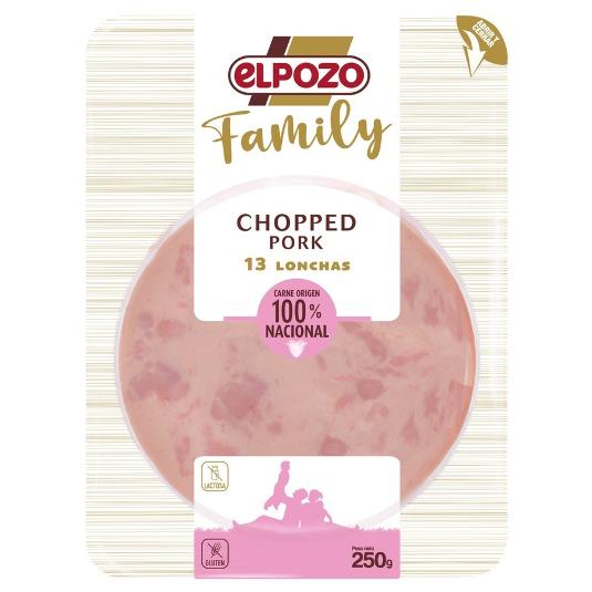 CHOPPED LONCHAS ELPOZO FAMIL PACK 250 GR