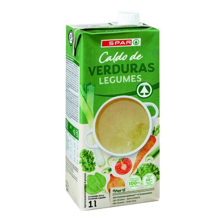 CALDO DE VERDURAS SPAR BRIK 1 LT