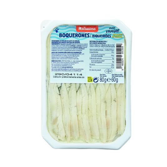 BOQUERONES VINAGRE AC.GIRASOL RIKISSSIMO BDJA 60 GR