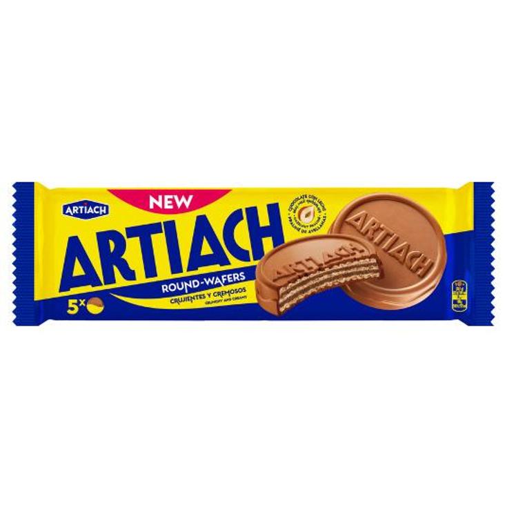 GALLETAS ROUND-WAFERS CHOCOLATE ARTIACH PQTE 142 GR