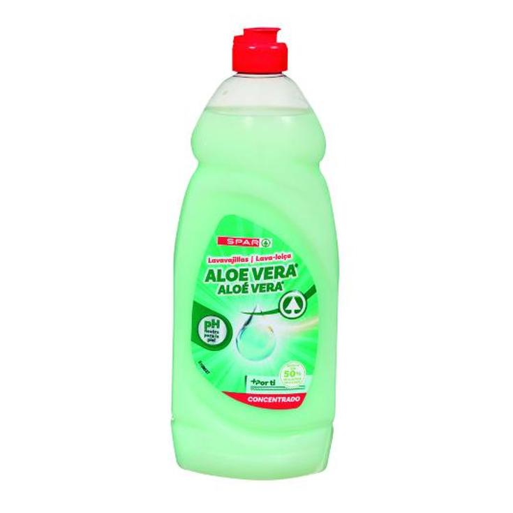 LAVAVAJILLAS MANO CONCEN.ALOE V SPAR BTLLA 1 LT