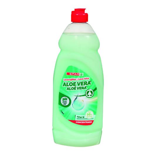 LAVAVAJILLAS MANO CONCEN.ALOE V SPAR BTLLA 1 LT