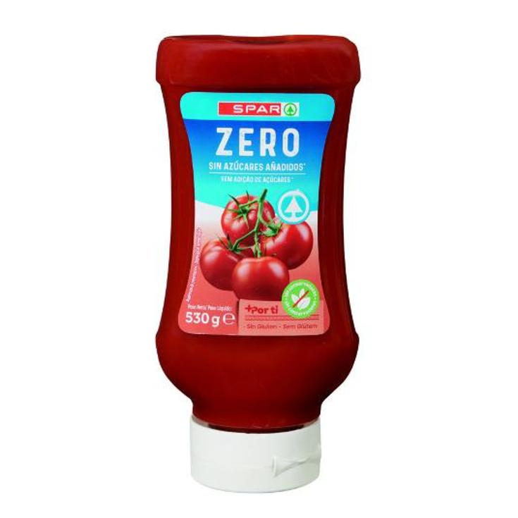 SALSA KETCHUP ZERO SPAR BTLLA 530 GR