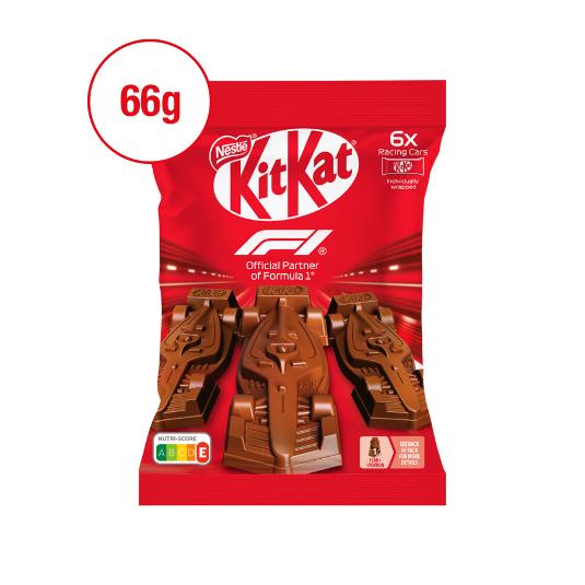 KIT KAT COCHES FORMULA 1 NESTLE PQTE 66 GR