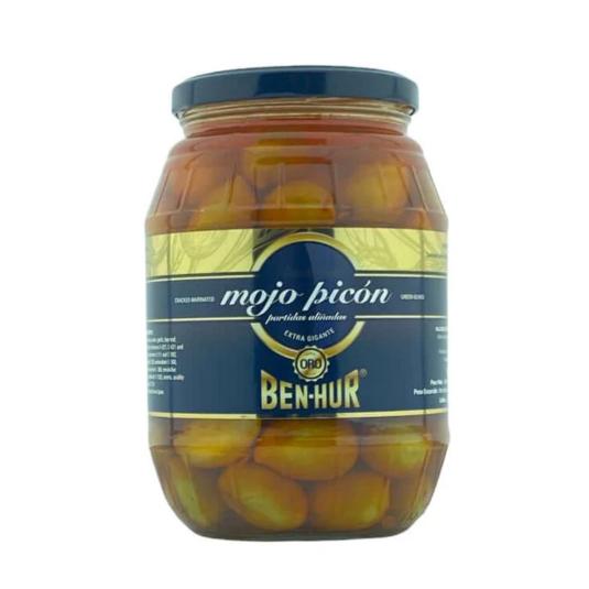 ACEITUNAS MOJO PICON SERIE ORO BEN-HUR FRASCO 600 GR