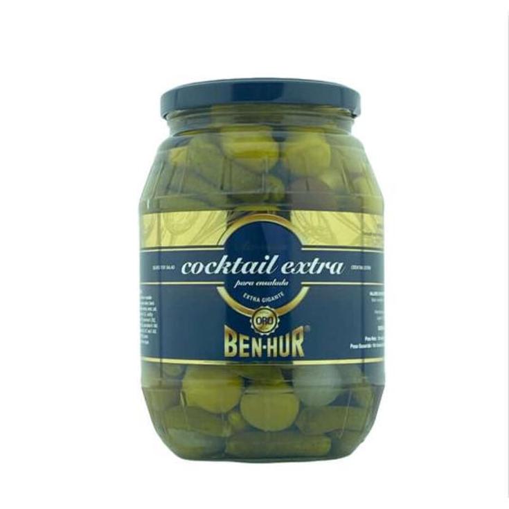 ACEITUNAS COCKTAIL SERIE ORO BEN-HUR FRASCO 600 GR
