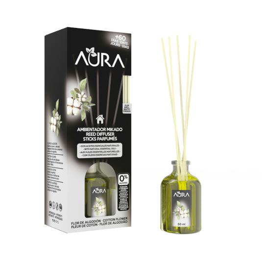 MIKADO FLOR DE ALGODON AURA UNIDAD 50 ML