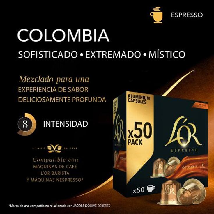 CAFE CAPSULAS (NESP.)COLOMBIA LÓR CAJA 50 UD