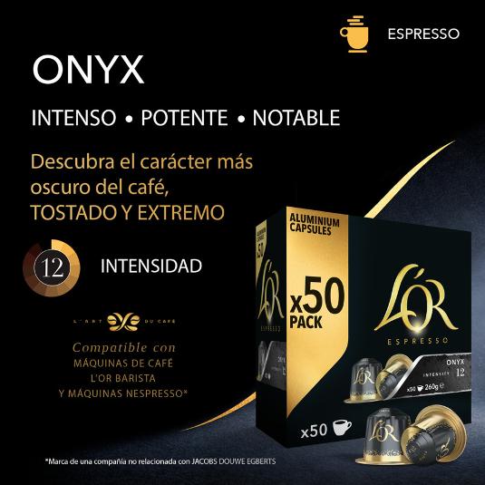 CAPSULAS CAFE (NESP.)ONIX LÓR CAJA 50 UD