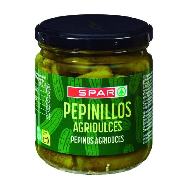 PEPINILLOS AGRIDULCES SPAR FRASCO 180 GR