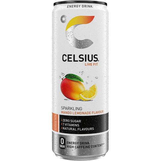 BEB.ENERGETICA MANGO-LIMONADA CELSIUS LATA 355 ML