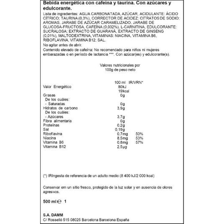 BEBIDA ENERG.LATA 500ML GINSENG POWERKING LATA 500 ML