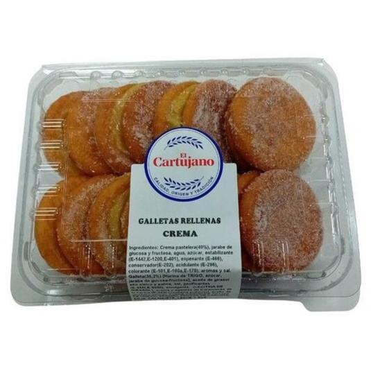 GALLETAS FRITAS C/CREMA EL CARTUJANO PQTE 300 GR