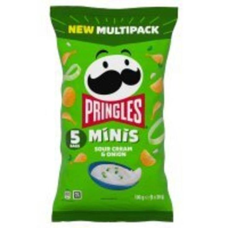 SNACK MULTIPACK SOUR CREAM PRINGLES BOLSA 100 GR