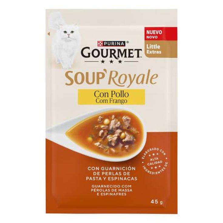 GOURMET SOUP ROYALE POLLO PURINA UNIDAD 45 GR