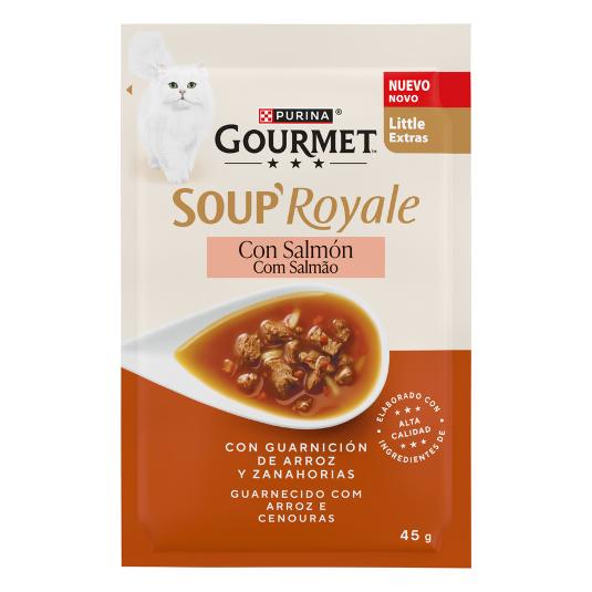 SOUP GOURMET SALMON ROYALE PURINA UNIDAD 45 GR