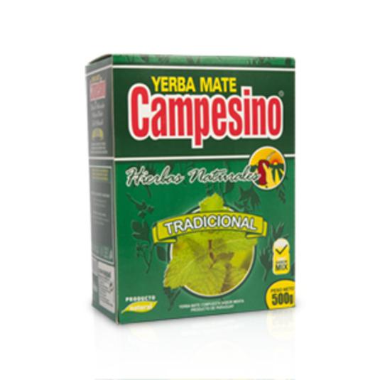 YERBA MATE TRADICIONAL CAMPESINO PACK 500 GR