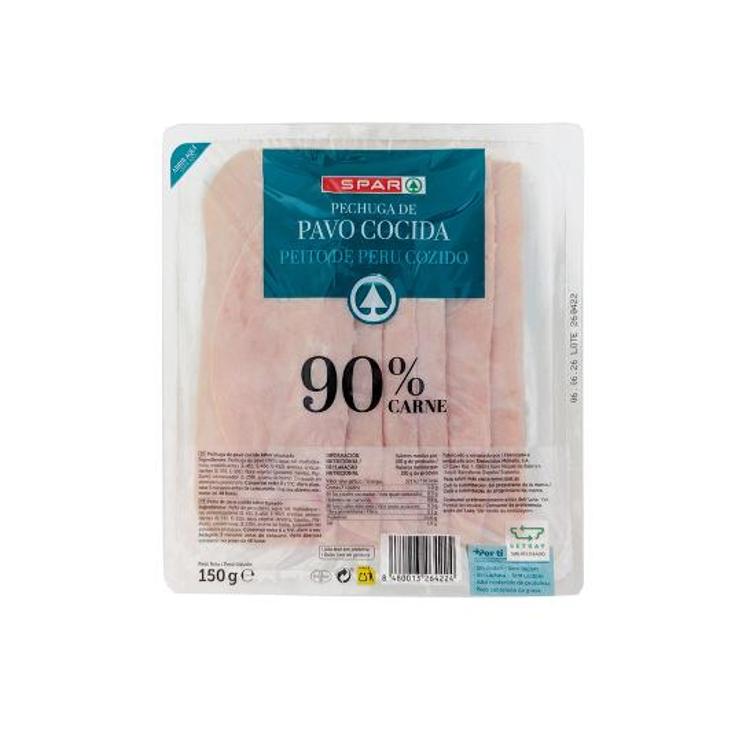 PECHUGA PAVO LONCHAS 90% SPAR SOBRE 150 GR
