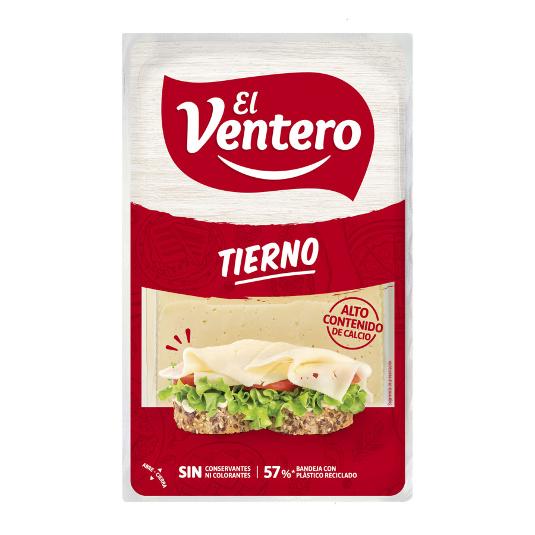 QUESO LONCHAS TIERNO VENTERO SOBRE 140 GR