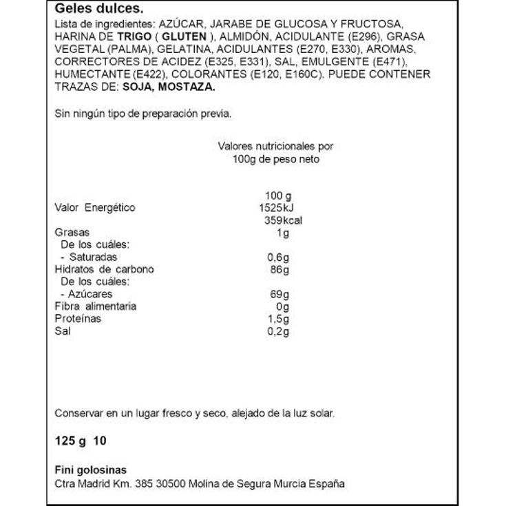 RELLEPICA ROJO SPACK SPAR BOLSA 125 GR