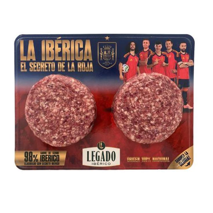 HAMBURGUESA IBERICA 2X120 FLAT POZO PESO UD