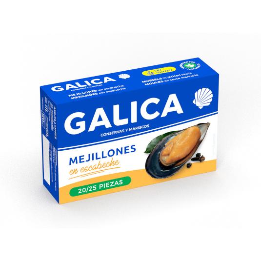 MEJILLONES ESCAB. 20/25 GALICA LATA 69 GR