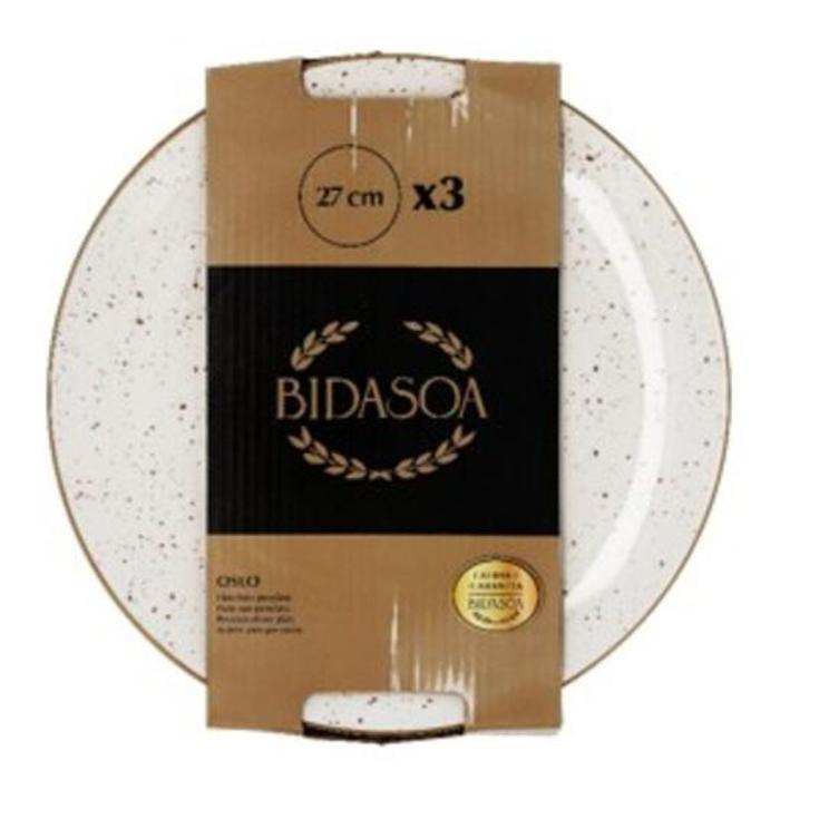 K3 PLATO LLANO 27 CM OSLO BIDASOA UNIDAD 1 UD