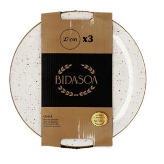 K3 PLATO LLANO 27 CM OSLO BIDASOA UNIDAD 1 UD