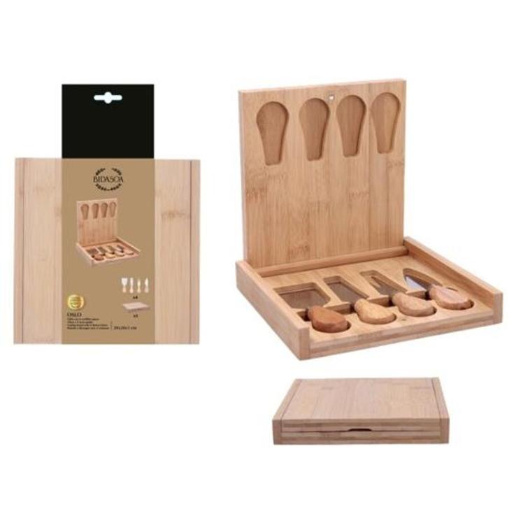 SET TABLA C/4 CUCHILLOS QUESO OSLO BIDASOA UNIDAD 1 UD