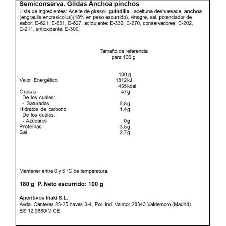 GILDAS ANCHOA X6 ARTEIÑAKI BDJA 100 GR