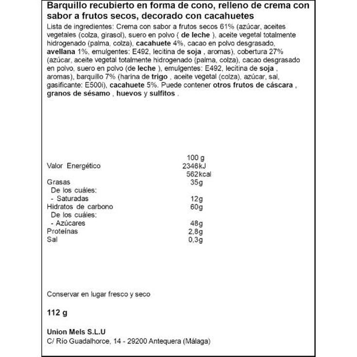 GALLETAS CORNETTI CROC.AVELLANA MELS ESTCHE 112 GR