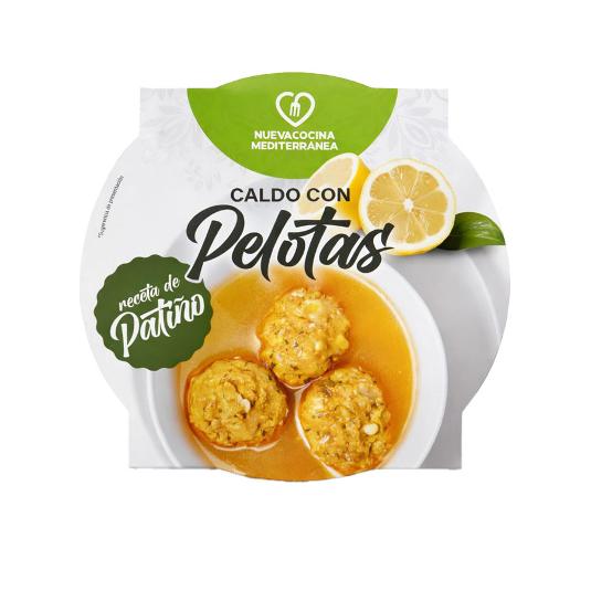 CALDO CON PELOTAS NUEVA COCINA UNIDAD 350 GR