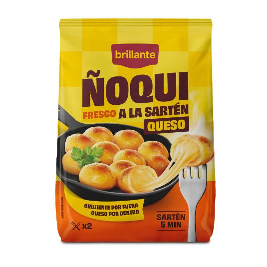 ÑOQUI QUESO A LA SARTEN BRILLANTE BOLSA 300 GR