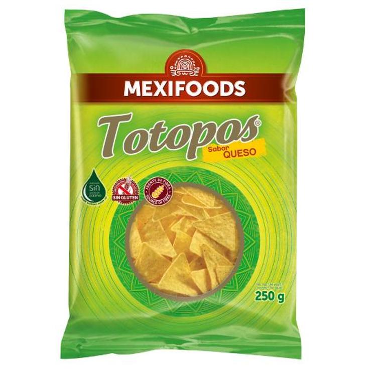 TOTOPOS QUESO MEXIFOOD BOLSA 250 GR