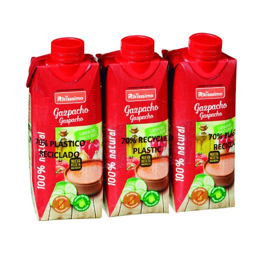 GAZPACHO REFRIGERADO 3X330 RIKISSSIMO PACK 990 ML