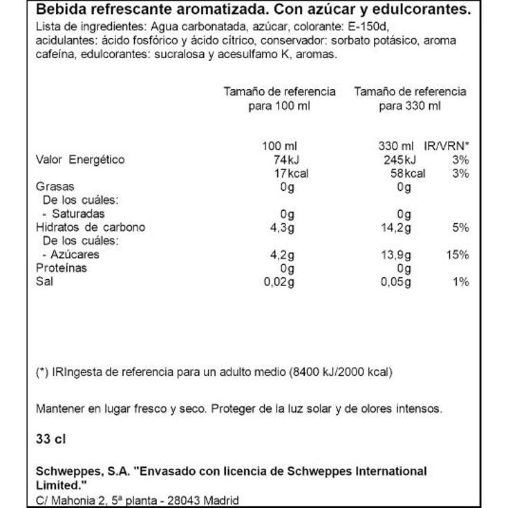 REFRESCO COLA DR.PEPPER LATA 33 CL