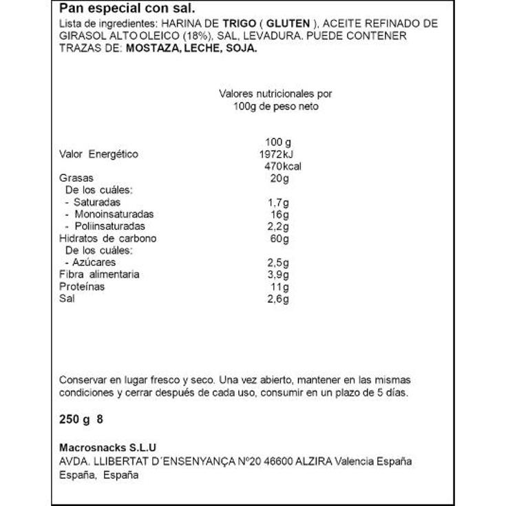PICOS SALADITOS SPAR BOLSA 250 GR