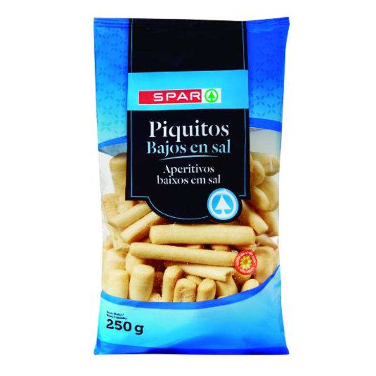 PIQUITOS BAJOS EN SAL SPAR BOLSA 250 GR