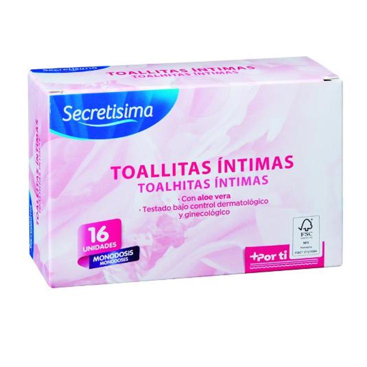 TOALLITAS INTIMAS SECRETISIMA CAJA 16 UD