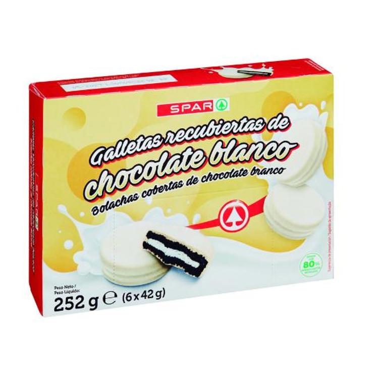 GALLETA RELLENA CHOCOLAT BLANCO CAJA 252 GR