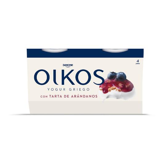 YOGUR OIKOS TARTA ARANDANOS X4 DANONE PACK