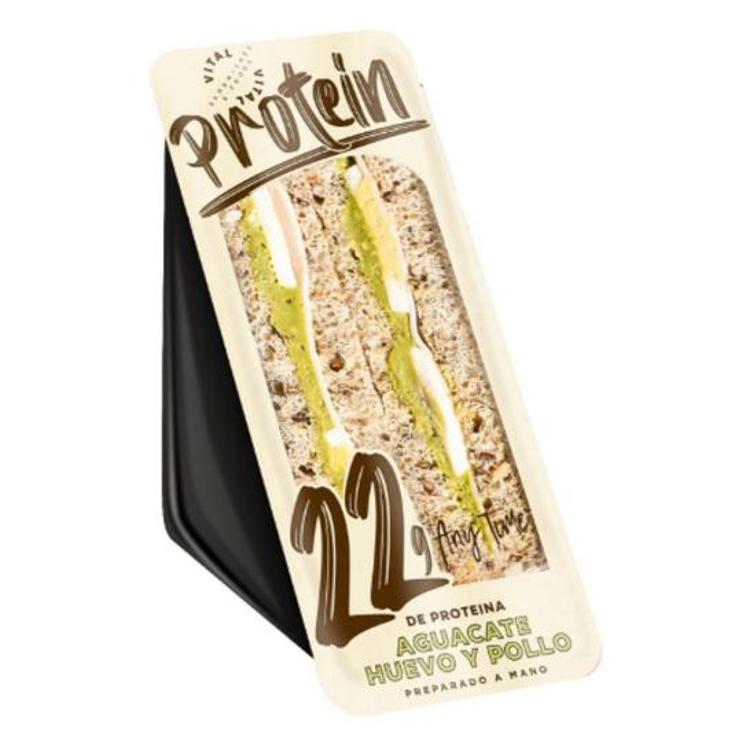 SANDWICH PRO POLLO AGUACATE HUE VITAL UNIDAD 150 GR