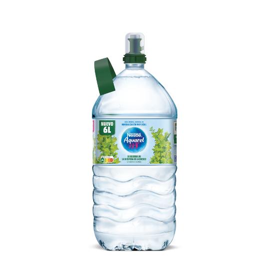 AGUA MINERAL (TAPON DOSIFICADOR AQUAREL GRRFA 6 LT