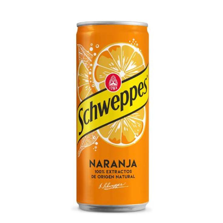 REFRESCO NARANJA SCHWEPPES LATA 33 CL