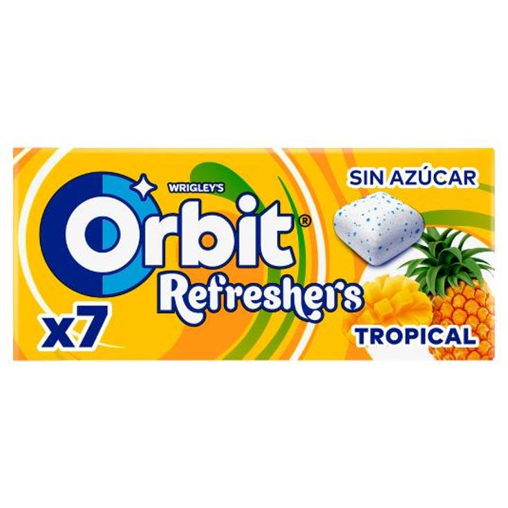 CHICLES REFRESHERS TROPICAL ORBIT PQTE 7 UD